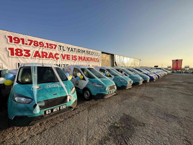 Haliliye’ye 200 Milyon Tl Değerinde 183 Araç Kazandırıldı
