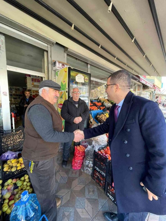 Kağızman Kaymakamı Daştan, Esnafla Buluştu