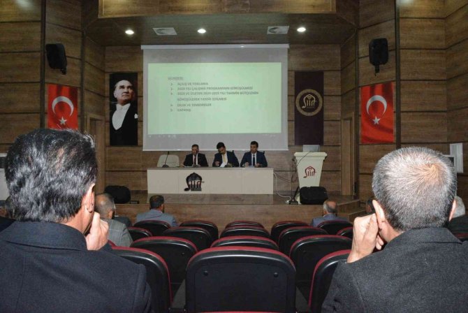 Siirt’te Köylere Hizmet Götürme Birliğinin Bütçesi Onaylandı