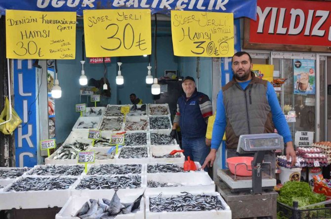 Ordu’da Tezgahlarda Hamsi Bolluğu: Fiyatı 30 Liraya Düştü