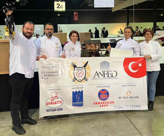 Kuşadası Belediyesi Sponsorluğunda Uluslararası Gastronomi Başarısı
