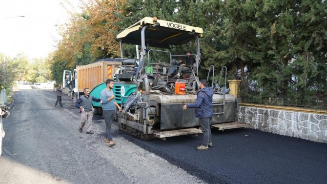 Mimar Sinan Mahallesinde Asfalt Çalışması