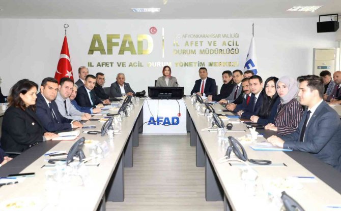 Afyonkarahisar’da Kış Tedbirleri Toplantısı