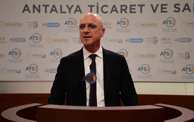 Atso Başkanı Bahar: "Gelecek Yıl Antalya Turizminin Yeni Bir Rekor Kırmasını Bekliyoruz”