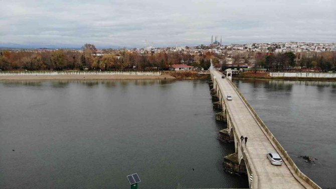 Son Yılların En Kurak Dönemini Yaşayan Edirne’de, Yağışlar Nehirlere Can Suyu Oldu, Debiler Arttı