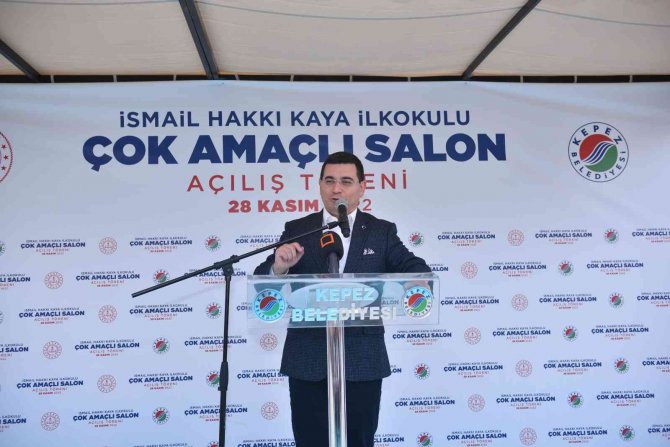 Kepez’den, İ̇smail Hakkı Kaya İ̇lkokulu’na Çok Amaçlı Salon