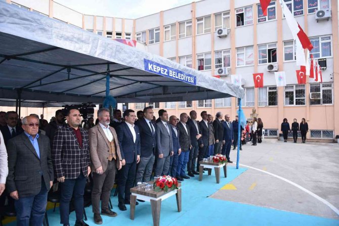 Kepez’den, İ̇smail Hakkı Kaya İ̇lkokulu’na Çok Amaçlı Salon