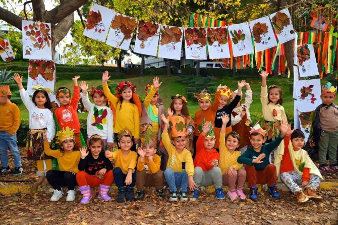 Manavgat’ta Minik Öğrencilerden Sonbahar Etkinliği