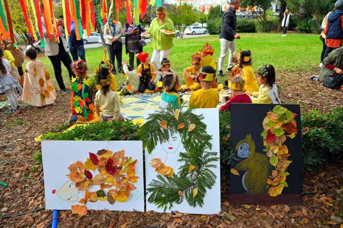Manavgat’ta Minik Öğrencilerden Sonbahar Etkinliği