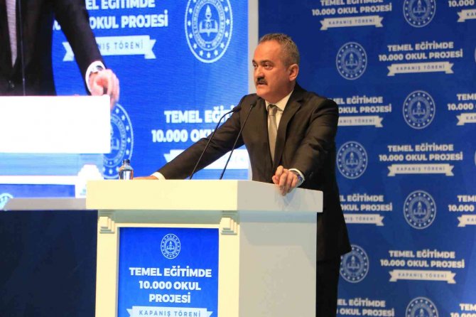 Milli Eğitim Bakanı Özer: "Cumhuriyet Tarihinde İlk Kez Okullaşma Oranı Yüzde 95’in Üzerine Çıkmıştır"