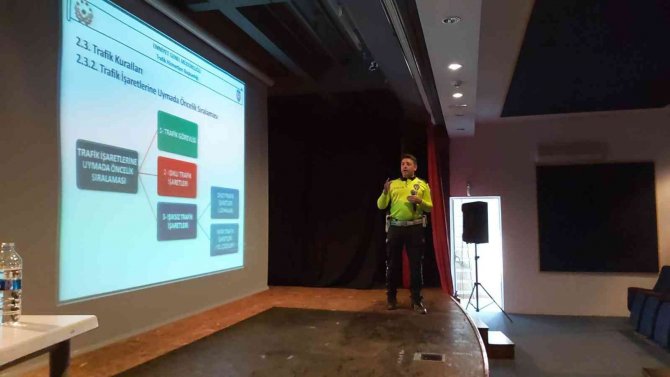 Muğla’da Öğretmenlere Trafik Eğitimi Verildi