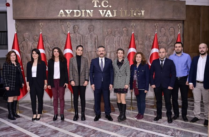 Aydınlı Girişimciler, Vali Aksoy’a Ürünlerini Tanıttı