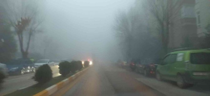 Çorum’da Yoğun Sis Etkili Oluyor