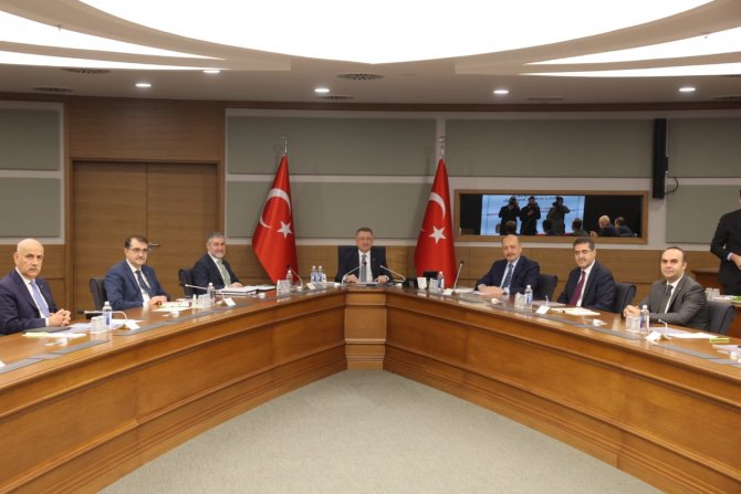Ekonomi Koordinasyon Kurulu Cumhurbaşkanı Yardımcısı Oktay Başkanlığında Toplandı