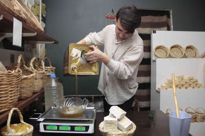 ‘Yeryüzü Cenneti’nin Suyundan Şifa Kaynağı Sabun Üretimi