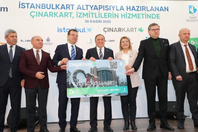 Çınar Kart’ı Kocaeli’de Ekrem İ̇mamoğlu Tanıttı