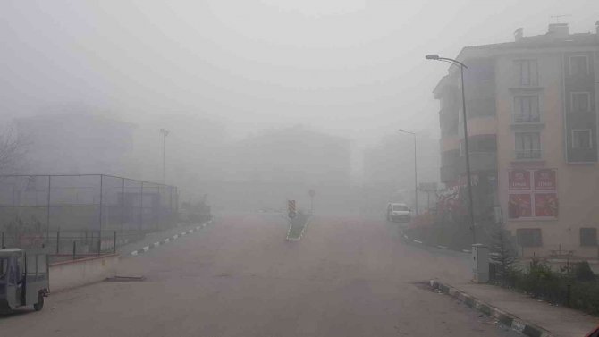 Yoğun Sis Şehrin Tamamına Hakim Oldu