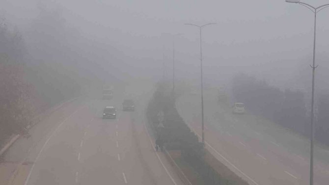 Yoğun Sis Şehrin Tamamına Hakim Oldu