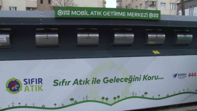 Kartal’da, ‘Atık Azaltım Haftası’nda Mobil Atık Geri Dönüşüm Merkezi Açıldı
