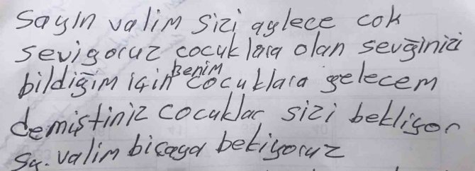 Valiyi Harekete Geçiren Mektup