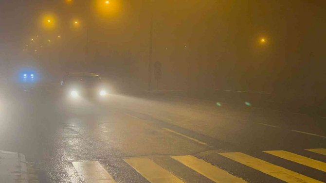 Sarıkamış’ta Yoğun Sis Hayatı Olumsuz Etkiledi