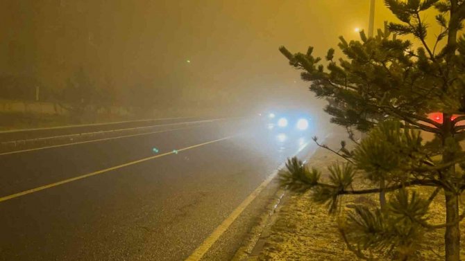 Sarıkamış’ta Yoğun Sis Hayatı Olumsuz Etkiledi