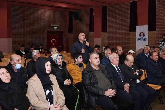 Mahallelilerden Başkan Ercan’a Teşekkür