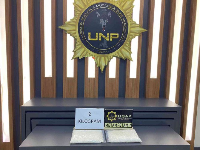 Uşak’ta 1 Milyon Değerinde 2 Kilo Metamfetamin Yakalandı
