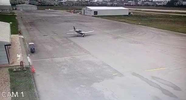 Düşen Uçağın Havalimanındaki Son Görüntüsü Ortaya Çıktı