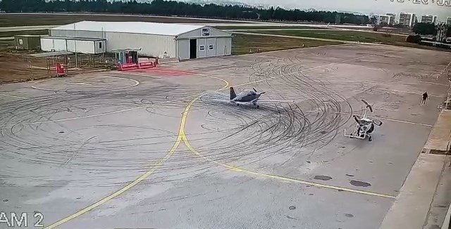 Düşen Uçağın Havalimanındaki Son Görüntüsü Ortaya Çıktı
