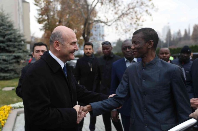 Bakan Soylu, Gambiya Cumhurbaşkanı Yardımcısı Joof İle Bir Araya Geldi