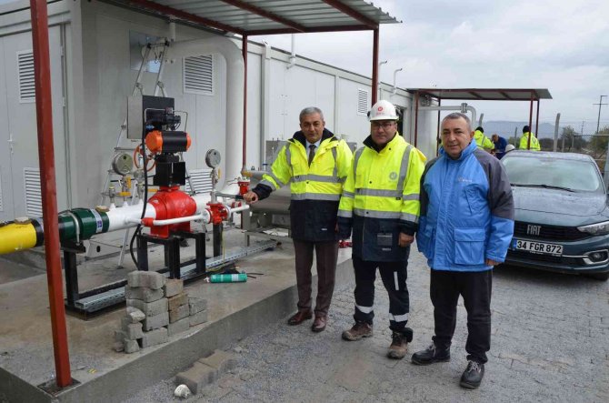 Başkan Kaplan, Doğalgaz Vanasını Açtı