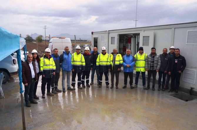 Başkan Kaplan, Doğalgaz Vanasını Açtı