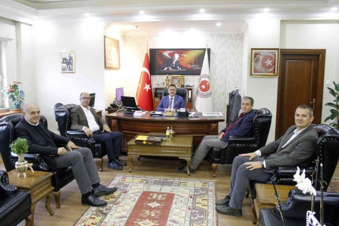Mermerciler Derneğinden Başsavcı Dönmez’e Ziyaret
