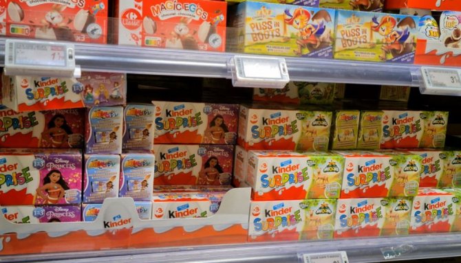 Kinder Ürünleri Salmonella Skandalının Ardından Raflara Geri Döndü
