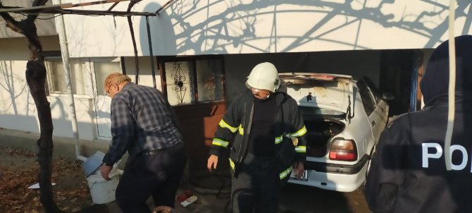 Aracının Lpg Tankını Sökerken Ölümden Döndü