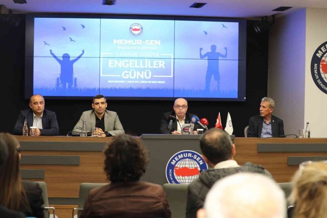 Memur-sen Engelliler Komisyonu’ndan Engellilerin Eşit Haklara Sahip Olması İçin Çağrı