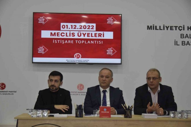 Mhp’de İ̇l Genel Meclisi Üyeleri Toplandı