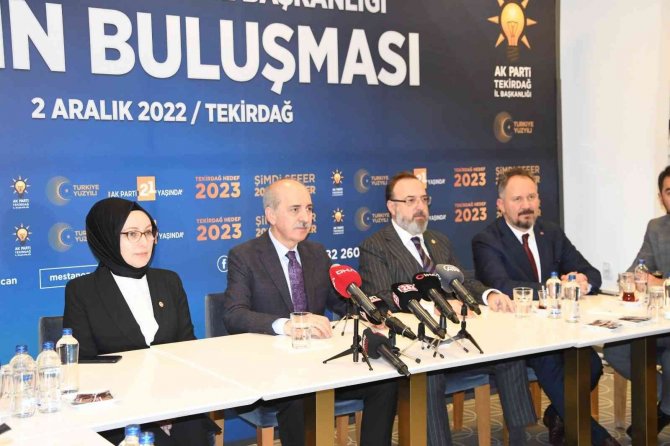 Kurtulmuş’tan Chp’ye: "Neden İthal Danışman Getiriyorsunuz"