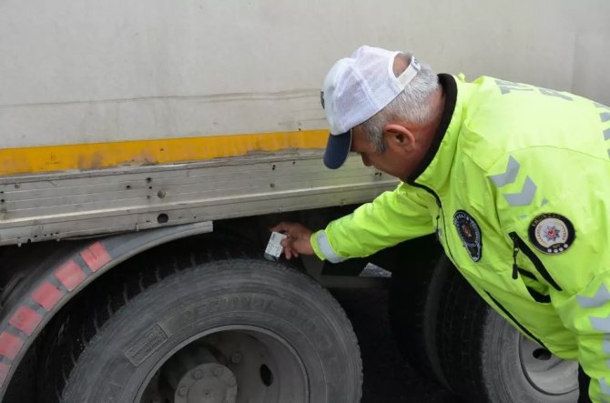 Erzincan’da Kış Lastiği Denetimi