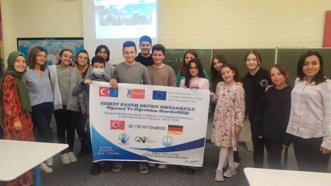 Hisarcık Dereköy Ortaokulu’ndan Almanya’ya Eğitim Gezisi