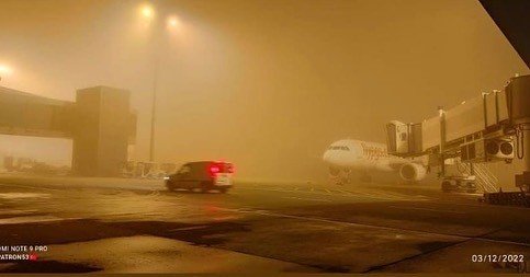 İ̇zmir’de Hava Ulaşımına Sis Engeli