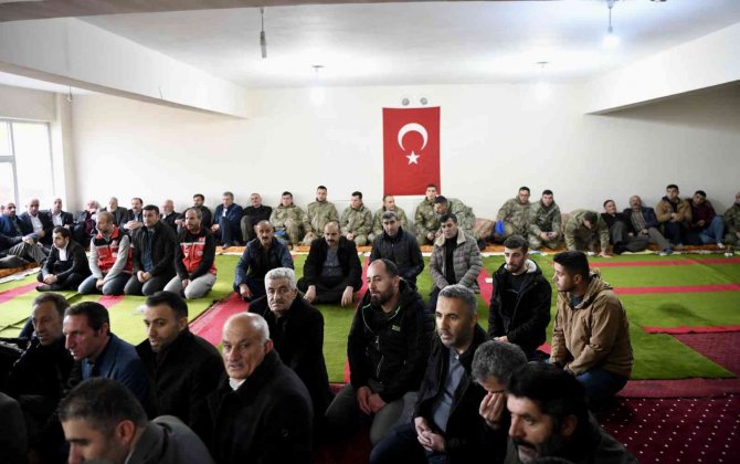 Hakkari’de Şehit Korkmaz İçin Mevlid-i Şerif Okutuldu