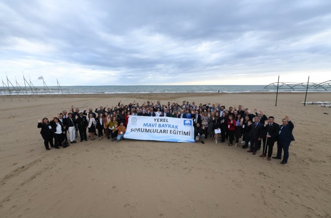 Büyükşehir Yetkilileri Mavi Bayrak Yerel Sorumlusu Eğitim Sertifikası Aldı