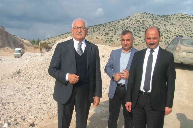 Çatboğazı Baraj Yolu Çalışmaları Sürüyor