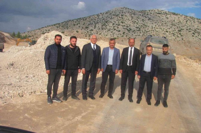 Çatboğazı Baraj Yolu Çalışmaları Sürüyor