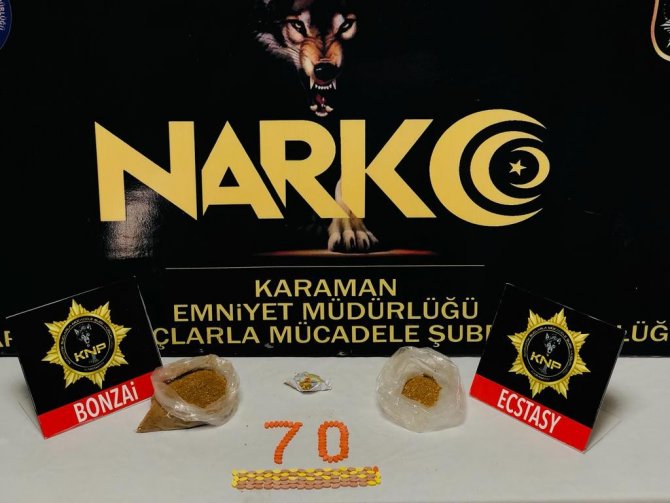 Karaman’da Karı-koca Uyuşturucudan Tutuklandı