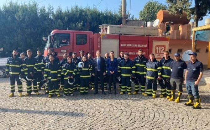 Gönüllü İtfaiyecilere Sertifikaları Verildi