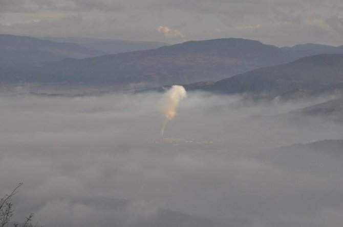 Mudurnu’da Sis Manzarası