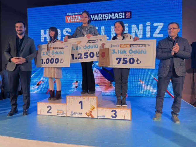 5’inci Bağcılar Belediyesi Yüzme Yarışması’nda Şampiyonlar Belli Oldu